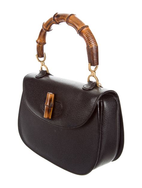 gucci wood handle bag|gucci handbags with bamboo handles.